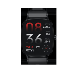 2025e thép không gỉ unisex Smartwatch IP68 không thấm nước Heart Rate Tracker TFT hiển thị Android hoạt động thanh toán BT biểu tượng tùy chỉnh - Product Image 6