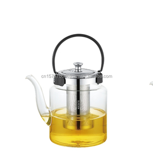 Estufa eléctrica de cerámica para uso doméstico, <span class=keywords><strong>tetera</strong></span> de vidrio resistente al calor, filtro de acero inoxidable, juego de mango de <span class=keywords><strong>tetera</strong></span> para elaboración de té - Product Image 2