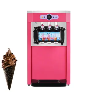 Stainless steel Hot Sale Floor Standing Ice Cream Machine Frozen Yogurt Ice Cream Maker soft serve ice cream machine commercial