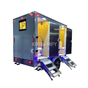 Small Portable Eco-Friendly Restroom Toilet Trailer with <b>Shower</b> for Apartment & Office Building Use - Product Image 2