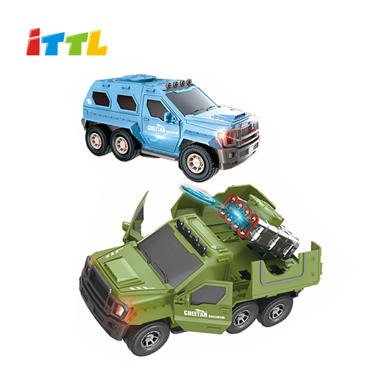 battery operated army missile truck