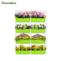 Pot de fleurs vertical en plastique à suspendre pour balcon, jardin, maison moderne, étagères de plantation 33