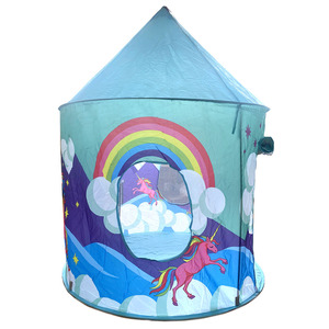 Vente en gros de <span class=keywords><strong>tente</strong></span> licorne pour enfants maison de jeu de princesse <span class=keywords><strong>King</strong></span> Size pour enfants - Product Image 2
