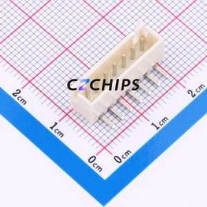 BX-XH2.54-7PWZ-GW Wire-to-Board Pin Header Bent Lead Through Hole,P=2.5mm Connector 1x7P 2.5mm Right Angle Insert XH - Product Image 1