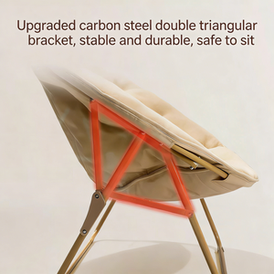 كرسي القمر العصري للتخييم يعزز المظهر البصري لأي إعداد تخييم خارجي - Product Image 5