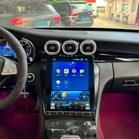 Système de navigation automobile 2016-2022, mise à niveau, nouveau panneau d'instrument Android IPS LCD, CarPlay, connexion USB, garantie 1 an pour Benz GLC