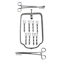 Nouvel arrivage : Kit d'instruments chirurgicaux vétérinaires pour ruminotomie, en acier inoxydable, Classe I, manuel, pour bovins et buffles, TARIQ MFG CO CE ISO EU