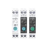 Disjoncteur Intelligent TONGOU API TUYA Zigbee 1P 63A Rail DIN 35mm Mini Appareils de Contrôle à Distance Sans Fil pour Maison Intelligente