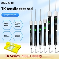 Aigu Dynamomètre numérique à TK-500g Push-Pull Tige de tension à ressort tubulaire 1000 Karat Force Test Rod