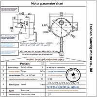 Moteur à engrenages automatique 12V DC 50DCZ-DC12-10R neuf pour four, friteuse à air, ventilateur de climatisation - Engrenage métallique à couple élevé pour incubateur d'œufs