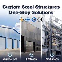 Bâtiment préfabriqué en structure métallique lourde pour stockage, bureau, usine – Structure modulaire en acier avec support technique local