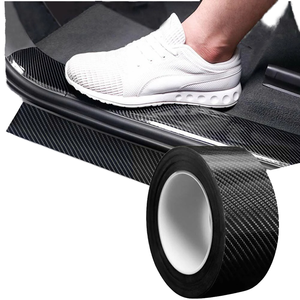 Protector de Fibra de Carbono DaiSheng para Autos, Cinta Adhesiva Antiarañazos para Umbral de Puerta y Espejo Lateral, Impermeable, 1 Año - Product Image 1