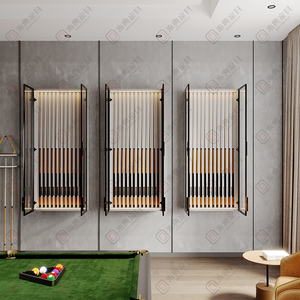 Armoire <span class=keywords><strong>de</strong></span> rangement <span class=keywords><strong>pour</strong></span> queues <span class=keywords><strong>de</strong></span> <span class=keywords><strong>billard</strong></span>, armoire murale suspendue avec vitrine en verre et panneau artificiel <span class=keywords><strong>pour</strong></span> salle <span class=keywords><strong>de</strong></span> <span class=keywords><strong>billard</strong></span>, salle <span class=keywords><strong>de</strong></span> membres - Product Image 4