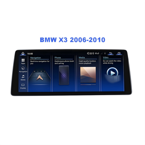 Écran OLED GPS DSP 12,8'' X3 2006-2010 à cadre ultra fin, 2400x900, CarPlay, Android Auto, mise à niveau OTA en ligne, double Bluetooth - Product Image 1