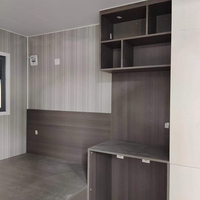 Offre Spéciale conteneur de vie préfabriqué de cabine de pomme de 10/20ft en panneau sandwich en acier pour les hôtels bureau atelier entrepôt paquet plat