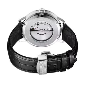 Reloj Mecánico de Lujo para Hombre con Incrustaciones de Moissanita, Caja de Acero Inoxidable, Fase Lunar, Cristales de Zafiro, Pantalla de Cristal - Product Image 4