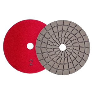 Nhà máy trực tiếp bán 100 mét trái phiếu nhựa kim cương đánh bóng Pads 4 inch Nhựa quyến rũ bánh xe cho Granite đá thạch anh - Product Image 5