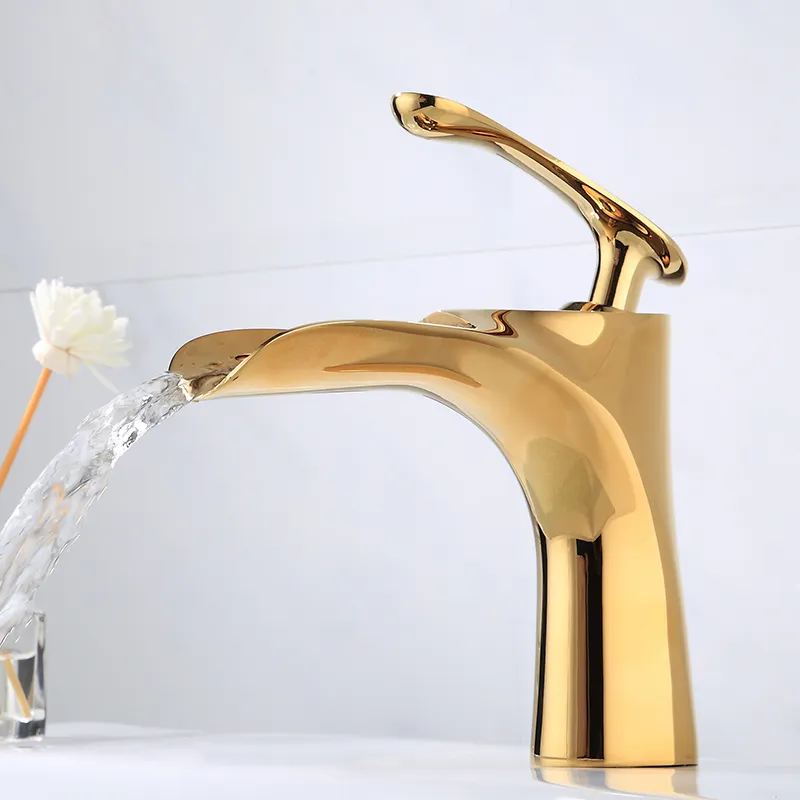 Luxury good quality new kitchen bathroom stainless steel sink gold basin faucet