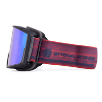 HUBO 190C Nouveau design Lunettes de ski et de snowboard à lentille magnétique pour hommes, anti-buée, protection UV, lentilles PC, ajustement personnalisé, utilisation pour motoneige