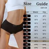 Culottes menstruelles réutilisables pour adultes, taille haute, super absorbantes, 6XL, 4 couches, séchage rapide, écologiques, anti-fuites