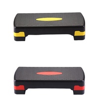 Plataforma de Ejercicio Ajustable Antideslizante de 68 cm, Material Duradero de PP+TPE, para Cardio, Yoga, Gimnasio, Entrenamiento, Fitness, Aeróbic