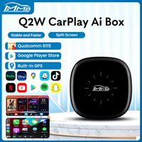 Universal MMB Q2W Carplay Voiture 4G 64Gb Qualcomm 662 6115 Game Video Ai Tv Box Play nirkabel Android Auto Dongle untuk Apple