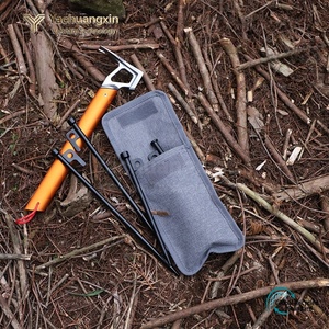 Sac de rangement en tissu Oxford pour équipement de camping, étui de transport de 40 cm, gris, utilisation en extérieur, toutes saisons - Product Image 6
