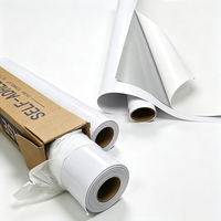 Vinyle PVC auto-adhésif imprimable gris, forte couverture pour graphiques de voitures, camions et panneaux publicitaires