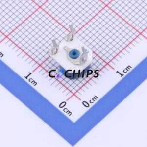 Resistencia Ajustable/Potenciómetro 3306F-1-103, Componente de Orificio Pasante (THT)-3P, 8.1x6.8mm, Resistencia de 10kOhm, 25%, 200mW, 250ppm ℃ - Product Image 2