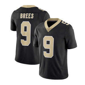 Camisetas de Fútbol Americano con Logotipo Personalizado al por Mayor, Números Bordados Cosidos # 41 # 7 # 12 Camisetas de Manga Corta para Adultos Talla Grande - Product Image 2