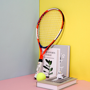 מפעל מקורי מקצועי מחבט טניס מכונת גריסה עם מסגרת אלומיניום מותאמת אישית ואחיז ניילון חמוצים - Product Image 2