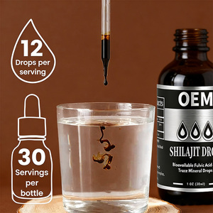 OEM/ODM mendukung detoks imun alami mineral & asam Fulvic kompleks Resin Shilajit tetes cairan Resin - Product Image 2