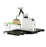 Machine automatique de palettisation de robot de sélection et de placement pour la caisse de boîte de carton empilant des palettes de carton dans le matériel de papier d'emballage alimentaire