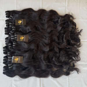 Bundles de cheveux bouclés crépus de vison brut brésilien Armure de cheveux humains indiens noirs naturels avec des styles Deepwave et bouclés Super Wave - Product Image 2