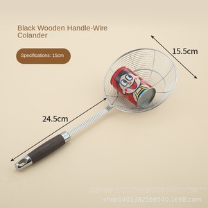 Yolecen מעובה גדול מתכת מפלדת אל חלד סיר חם מסנן כף נטו לפירות אטריות malatang - Product Image 6