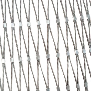 Malla Tejida de Acero Inoxidable 304/316 Resistente a la Corrosión para Protección de Zoológicos, Red de Barandilla, Valla y Balaustrada, con Plegado y Corte - Product Image 1