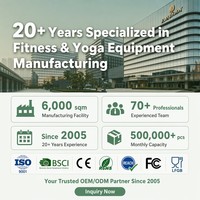 Tapis de fitness pliable portable, épais, en TPE, antidérapant, léger, pour la salle de sport, la maison, le Pilates, le camping, l'entraînement