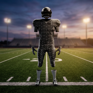 Men's American Football <b>Pants</b> Sublimated Customized Team Name <b>Padded</b> Fitted Moisture Wicking Elastic Waist All Short Front - Product Image 1