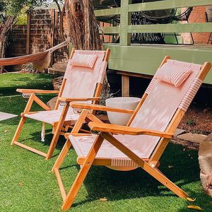 <span class=keywords><strong>Sedia</strong></span> a Sdraio Moderna in <span class=keywords><strong>Legno</strong></span> Pieghevole Regolabile per Campeggio, <span class=keywords><strong>Mare</strong></span>, Spiaggia e Piscina - Product Image 5