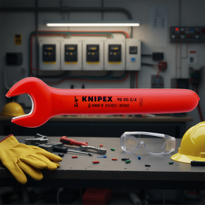 ประแจปากตายแบบเปิด Knipex ขนาด 3/4 นิ้ว ฉนวนกันไฟฟ้า 1000 โวลต์ สำหรับงานไฟฟ้า - Product Image 3