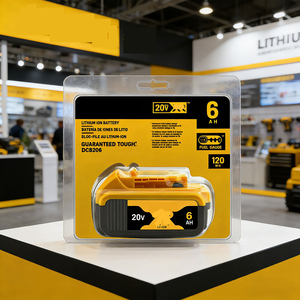 Batería Recargable de 20 V Máx. 6.0 Ah DCB206 DCB205 DCB204 <span class=keywords><strong>DCB203</strong></span>, Batería Potente para Herramientas, Compatible con DEWALT - Product Image 5