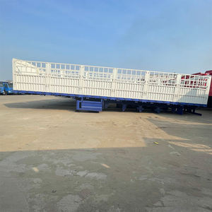 Meilleure vente : Nouvelle semi-remorque à ridelles 3 essieux de 13 m, semi-remorque porte-cheres, conduite à gauche pour la logistique/le transport - Product Image 3