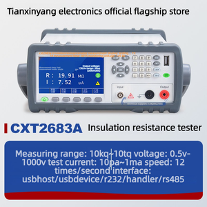 Le testeur de <span class=keywords><strong>résistance</strong></span> d'isolement Xinyang CXT2683A/B est doté d'un écran IPS <span class=keywords><strong>couleur</strong></span> de 4,3 pouces pour afficher les valeurs de test. - Product Image 5