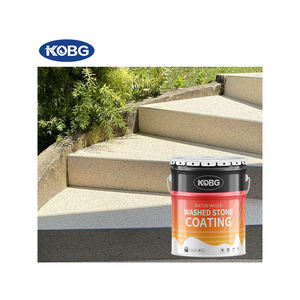 Revêtement liquide pré-mélangé écologique KOBG, résine multicolore, <span class=keywords><strong>pierre</strong></span> lavée pour la décoration des sols et des murs intérieurs - Product Image 2