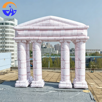 Arche de temple gonflable géante personnalisable, modèle d'architecture ancienne, diverses activités promotionnelles, accessoires de décoration publicitaire