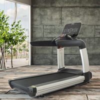Caminadora Eléctrica Comercial Inteligente con Pantalla LCD, Inclinación Manual/Automática, Motor de 2.5HP, Portátil para Gimnasio en Casa