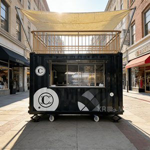 Restaurant-café-bar contemporain en conteneur maritime de 18,7 pieds avec une utilisation optimisée de l'espace - Product Image 2