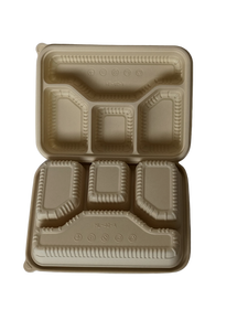 ODM Dịch Vụ Dùng Một Lần 4 Ngăn Thực Phẩm Ăn Trưa Hộp Màu Sắc Tự Nhiên Chất Lượng Cao Dùng Một Lần Bộ Đồ Ăn - Product Image 6