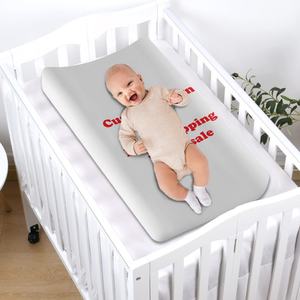 Cadeau pour les amoureux des chats Feuilles de table à langer unisexes pour le changement de couches 32 "x 16". - Product Image 4