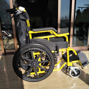 Silla de Ruedas Manual Plegable Ligera Portátil de Acero para Niños y Personas con Discapacidad - Product Image 1